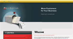 Desktop Screenshot of directmarketleads.com
